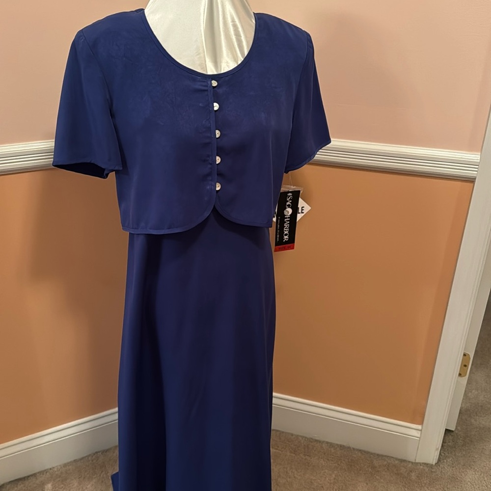 Vintage blue dress.